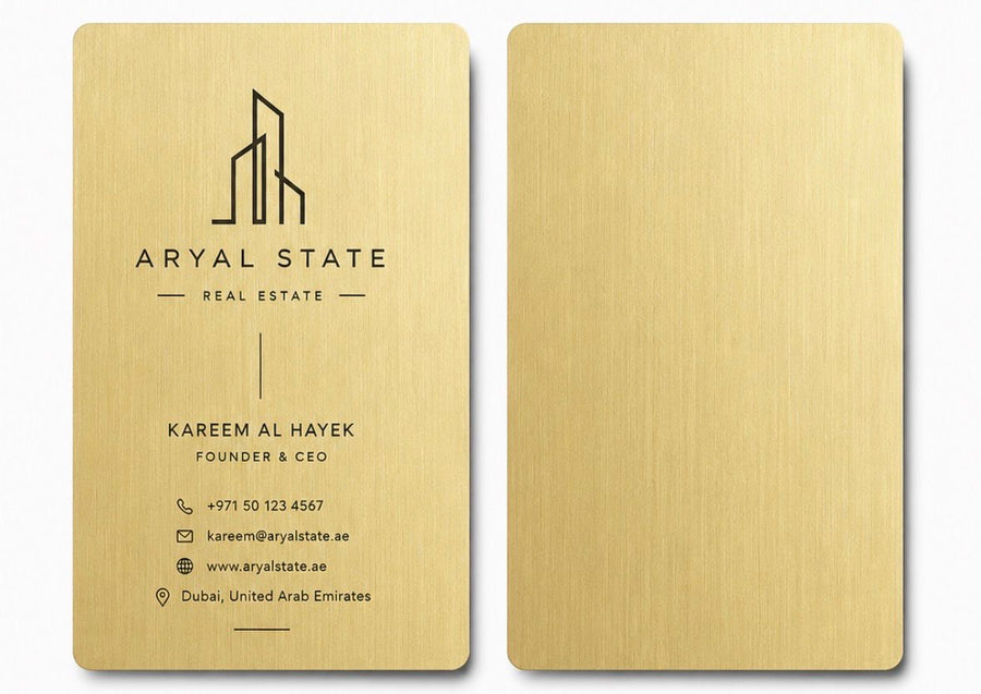 Premium Metal Business Card