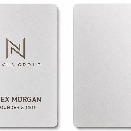 Lightweight Metal Business Cards