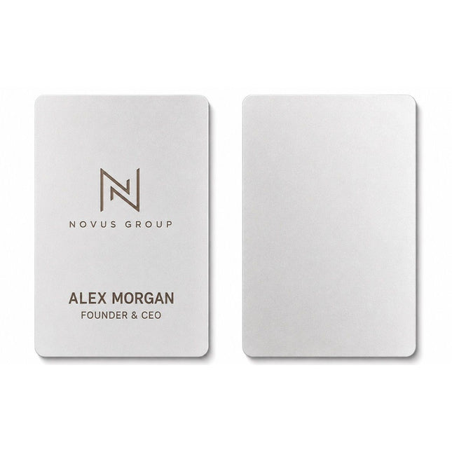 Lightweight Metal Business Cards