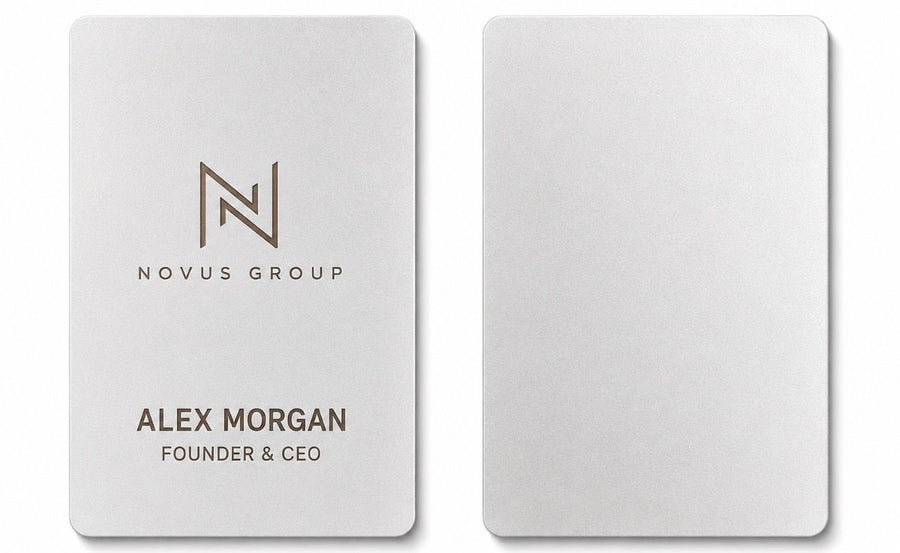 Lightweight Metal Business Cards