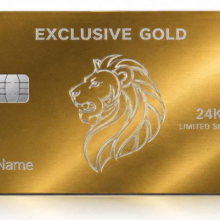 Exclusive 24k Gold Card
