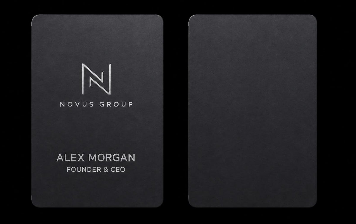 Lightweight Metal Business Cards