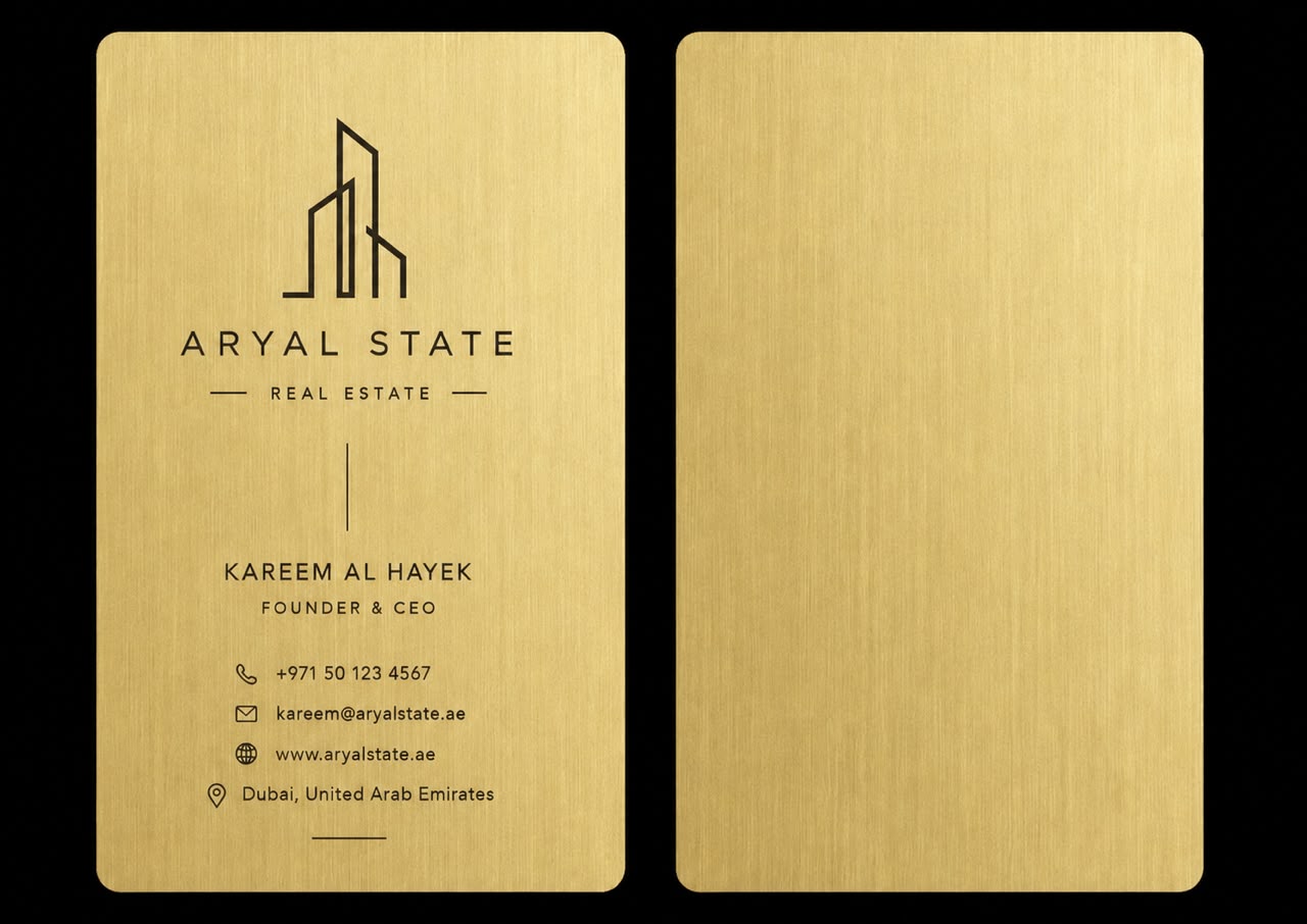 Heavy Metal Business Cards