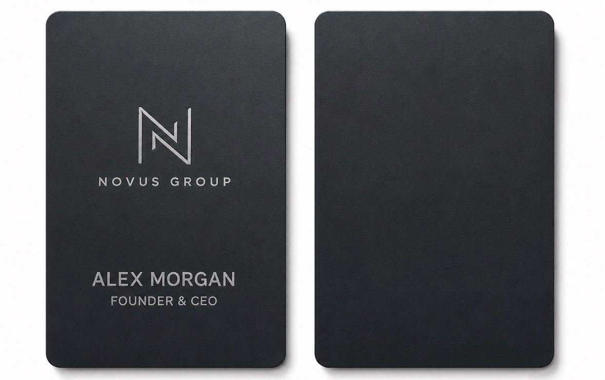 Lightweight Metal Business Cards