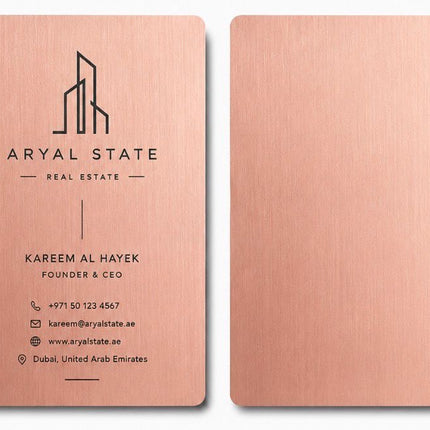 Premium Metal Business Card