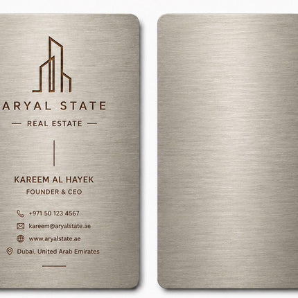 Premium Metal Business Card